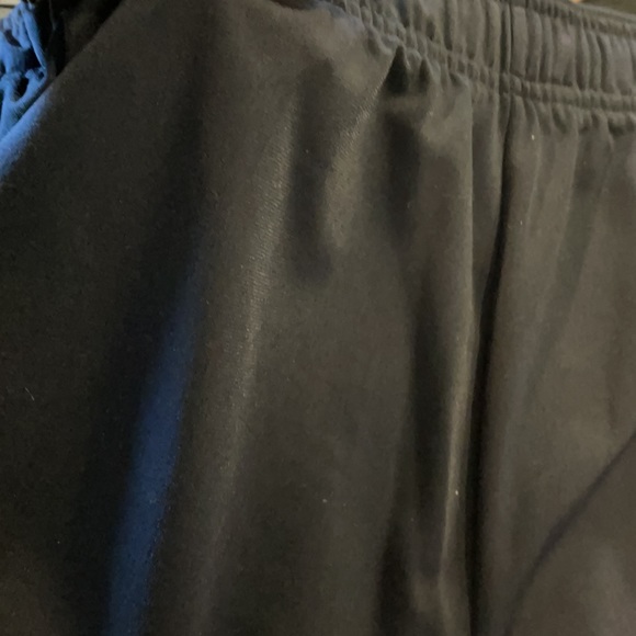 Adidas xl 3 stripe black joggers xl shiny silky feel - Picture 7 of 7